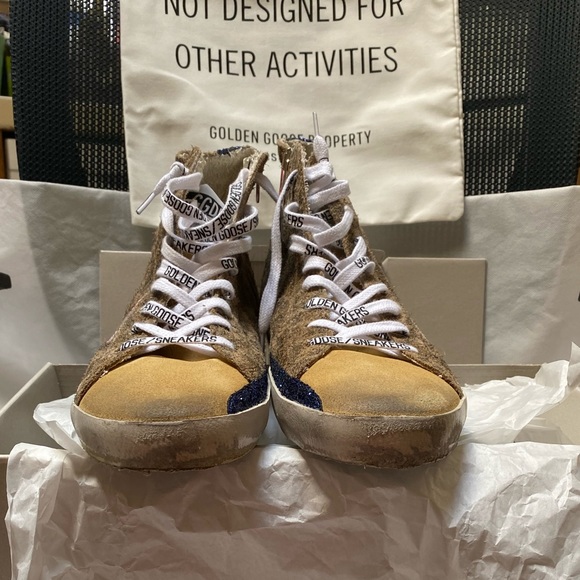 NIB Golden Goose Francy Leopard Suede Sneaker, 39 - Picture 9 of 16
